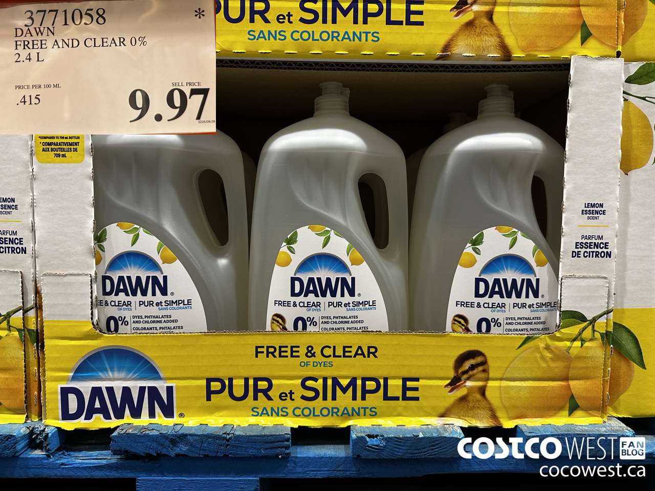 3771058 DAWN FREE AND CLEAR 0% 2.4L $9.97