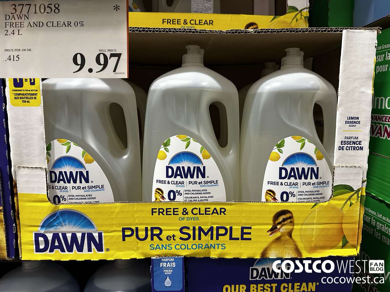 3771058 DAWN FREE AND CLEAR 0% 2.4L $9.97