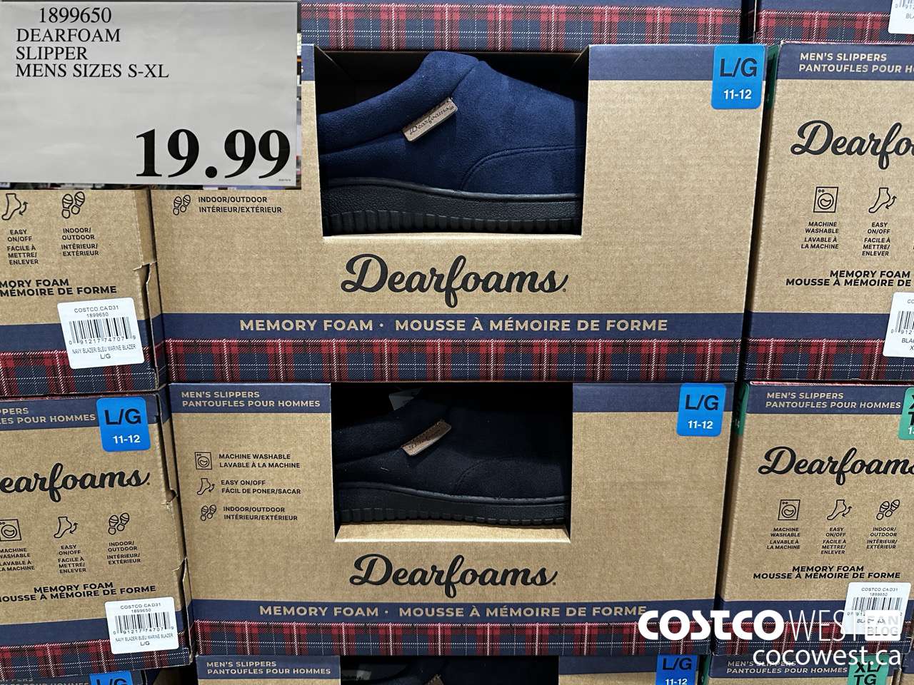 1899650 DEARFOAM SLIPPER MENS SIZES S-XL $19.99