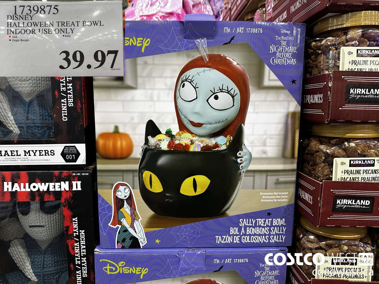 1739875 DISNEY HALLOWEEN TREAT BOWL INDOOR USE ONLY $39.97