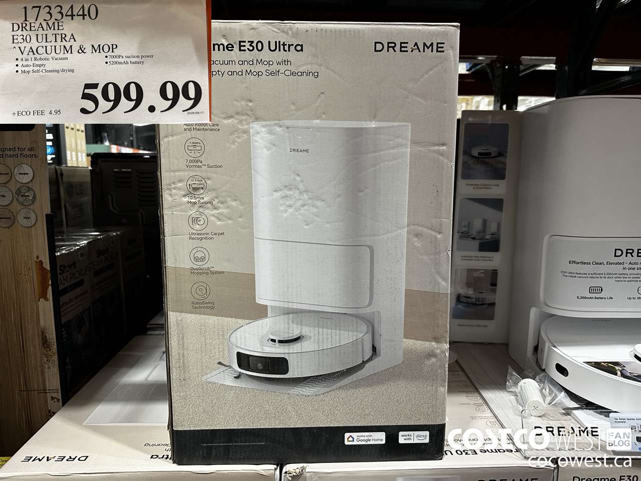 1733440 DREAME E30 ULTRA VACUUM & MOP $599.99