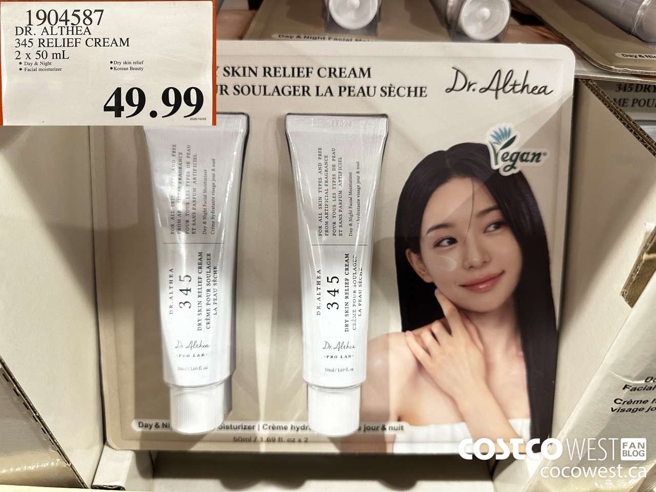 1904587 DR. ALTHEA 345 RELIEF CREAM 2 X 50ML $49.99