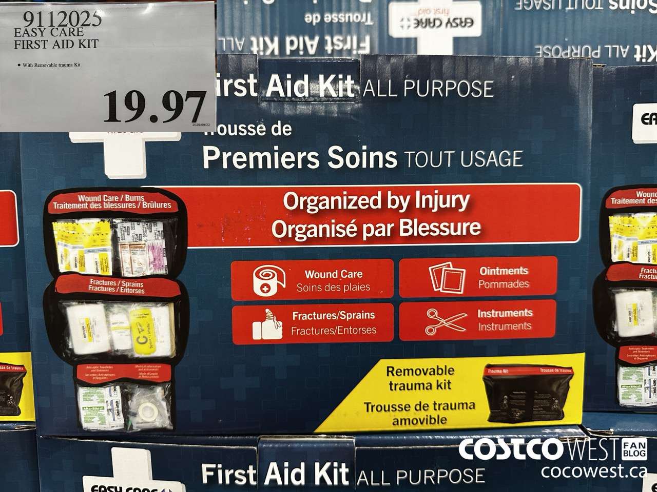 9112025 EASY CARE FIRST AID KIT $19.97