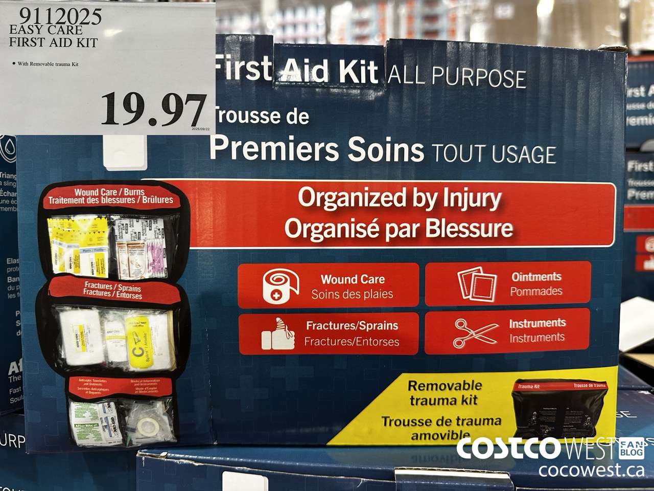 9112025 EASY CARE FIRST AID KIT $19.97