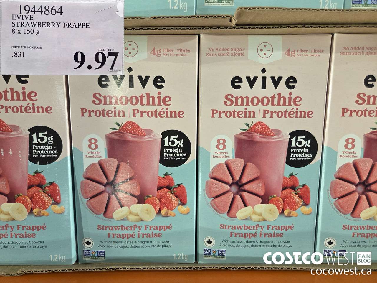 1944864 EVIVE STRAWBERRY FRAPPE 8 X 150G $9.97