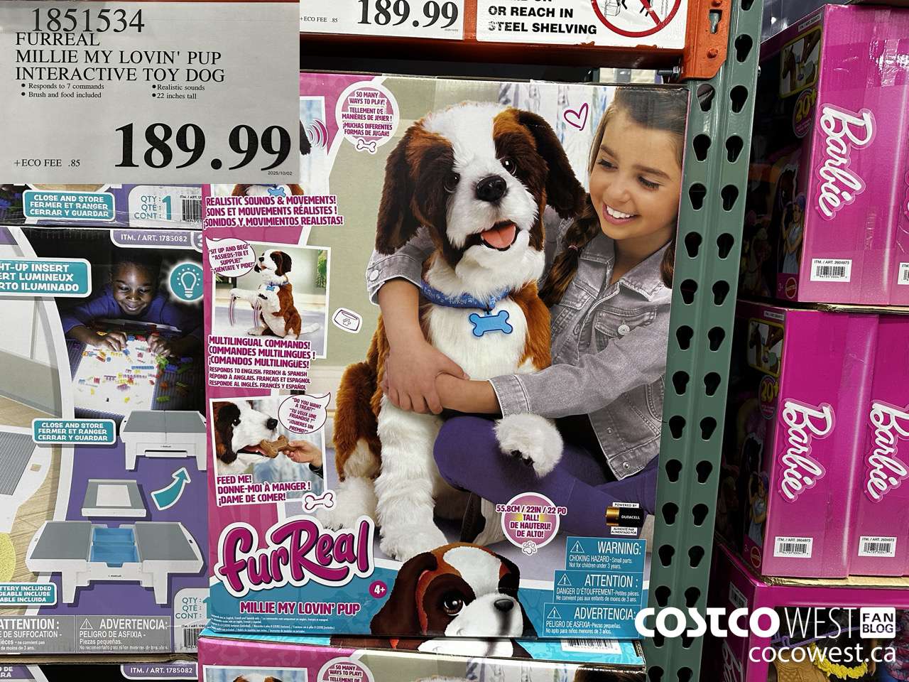 1851534 FURREAL MILLIE MY LOVIN' PUP INTERACTIVE TOY DOG $189.99