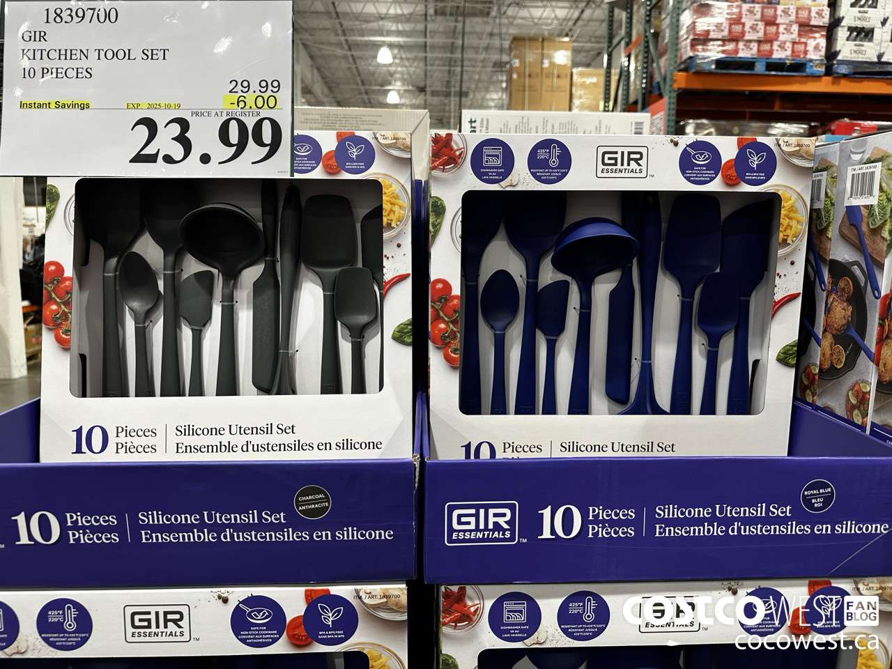 1839700 GIR KITCHEN TOOL SET 10 PIECES ($6.00 INSTANT SAVINGS EXPIRES ON 2025-10-19) $23.99