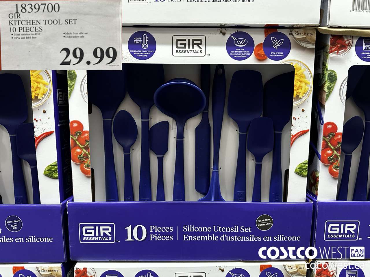 1839700 GIR KITCHEN TOOL SET 10 PIECES $29.99