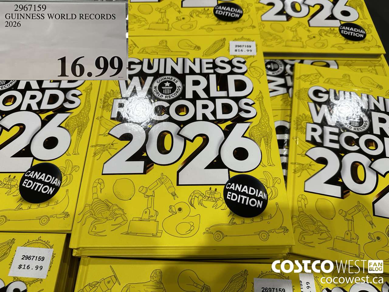 2967159 GUINNESS WORLD RECORDS 2026 $16.99