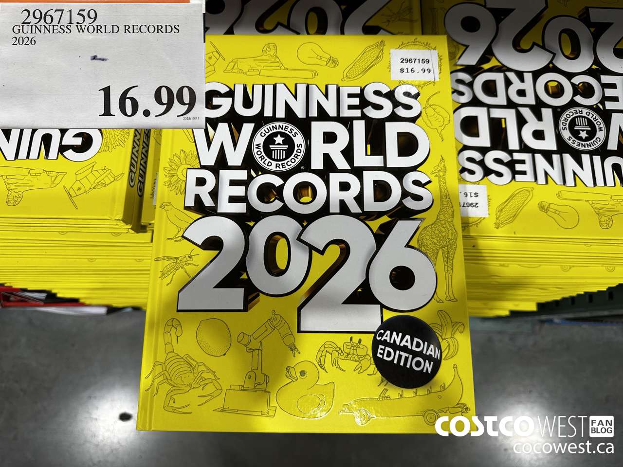 2967159 GUINNESS WORLD RECORDS 2026 $16.99