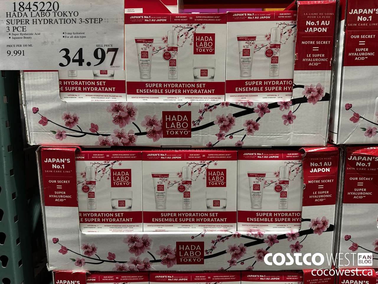 1845220 HADA LABO TOKYO SUPER HYDRATION 3-STEP 3 X 350ML $34.97