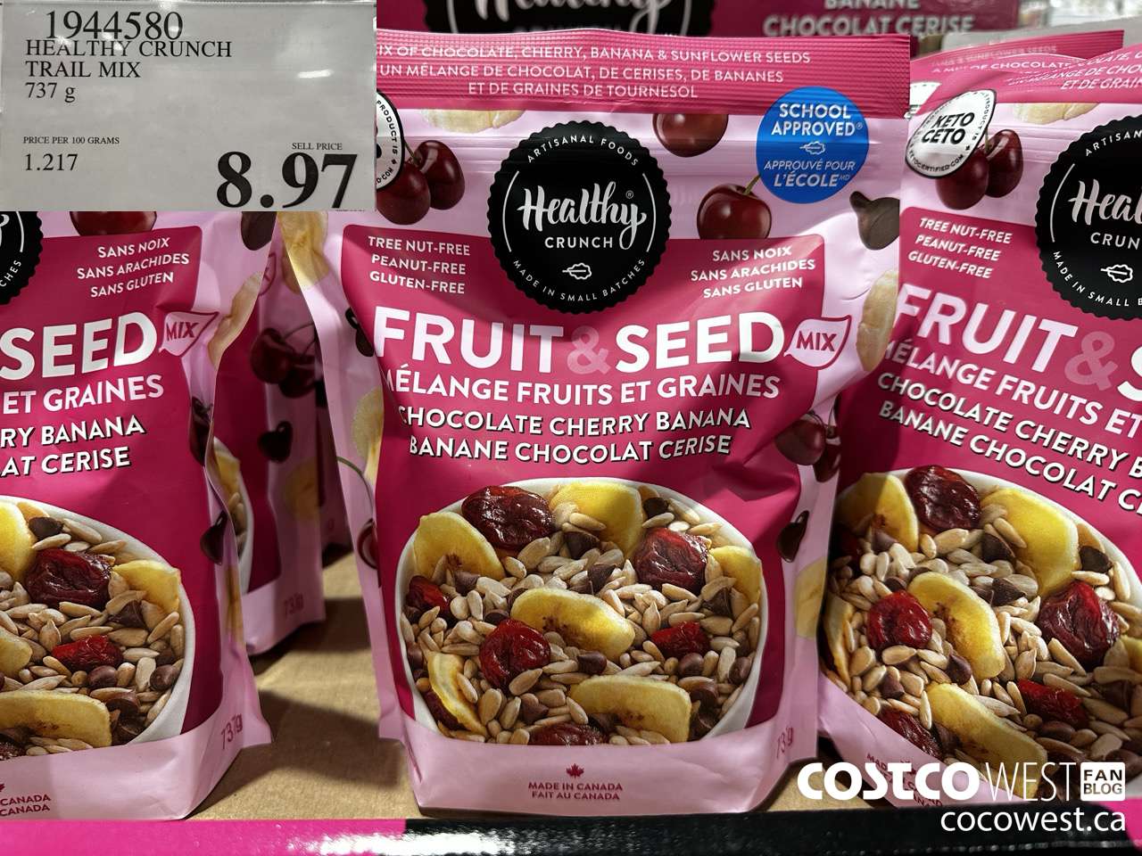 1944580 HEALTHY CRUNCH TRAIL MIX 737G $8.97