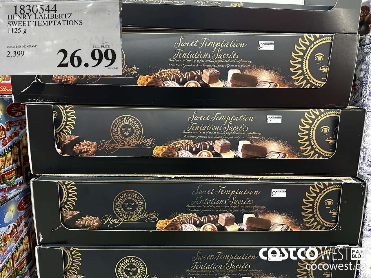 1830544 HENRY LAMBERTZ SWEET TEMPTATIONS 1125G $26.99