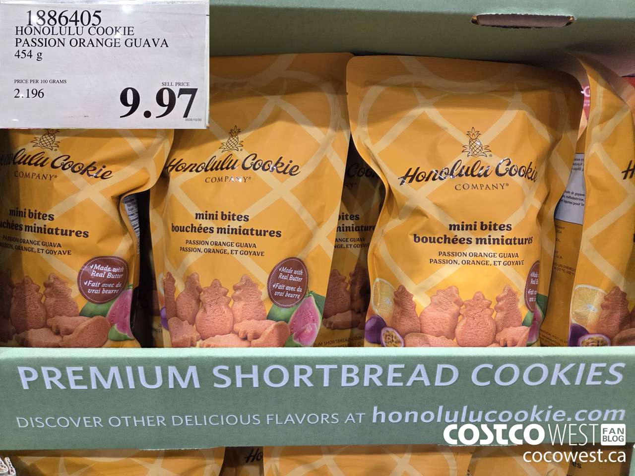 1886405 HONOLULU COOKIE PASSION ORANGE GUAVA 454G $9.97