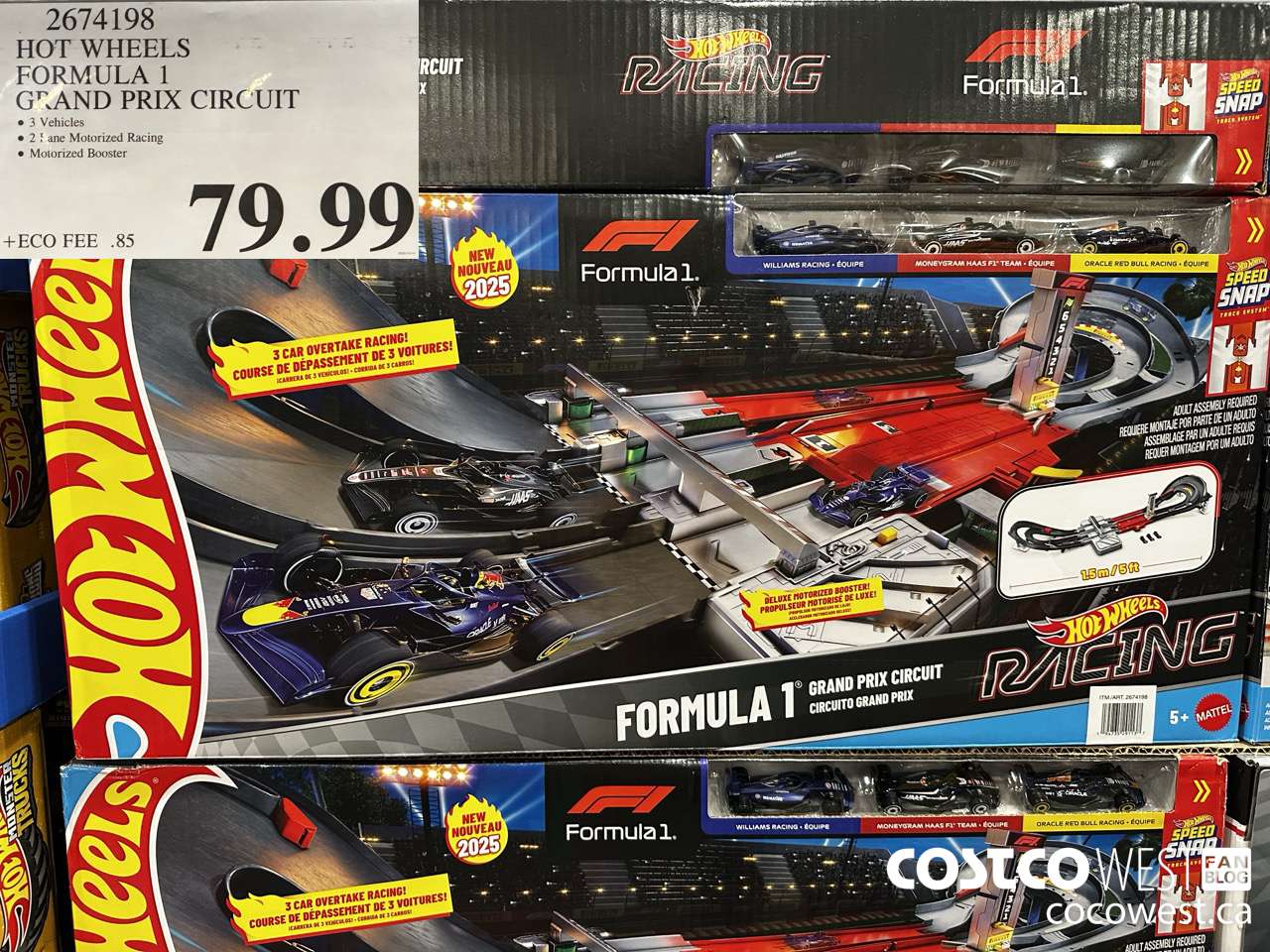 2674198 HOT WHEELS FORMULA 1 GRAND PRIX CIRCUIT $79.99