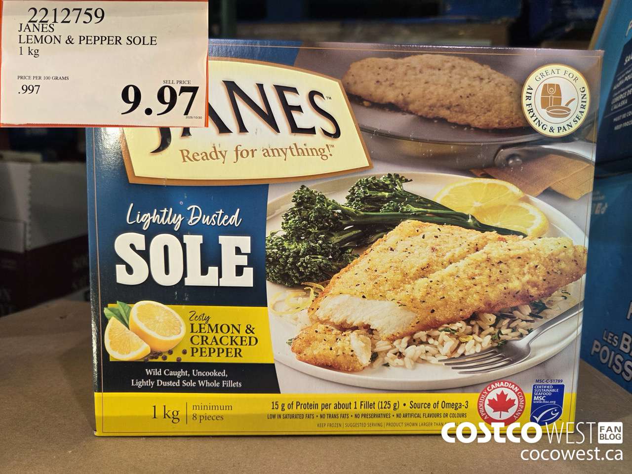 2212759 JANES LEMON & PEPPER SOLE 1 KG $9.97