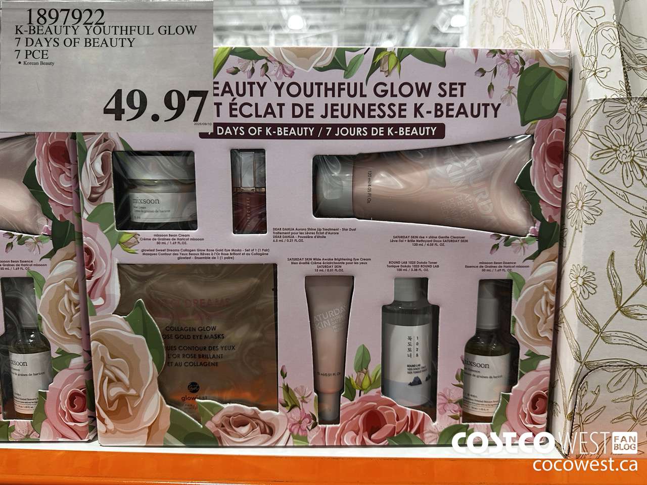 1897922 K-BEAUTY YOUTHFUL GLOW 7 DAYS OF BEAUTY 7 PCE $49.97