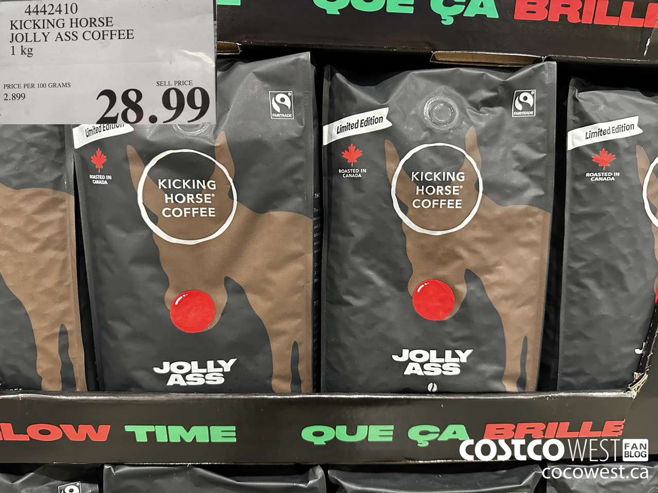 4442410 KICKING HORSE JOLLY ASS COFFEE 1KG $28.99