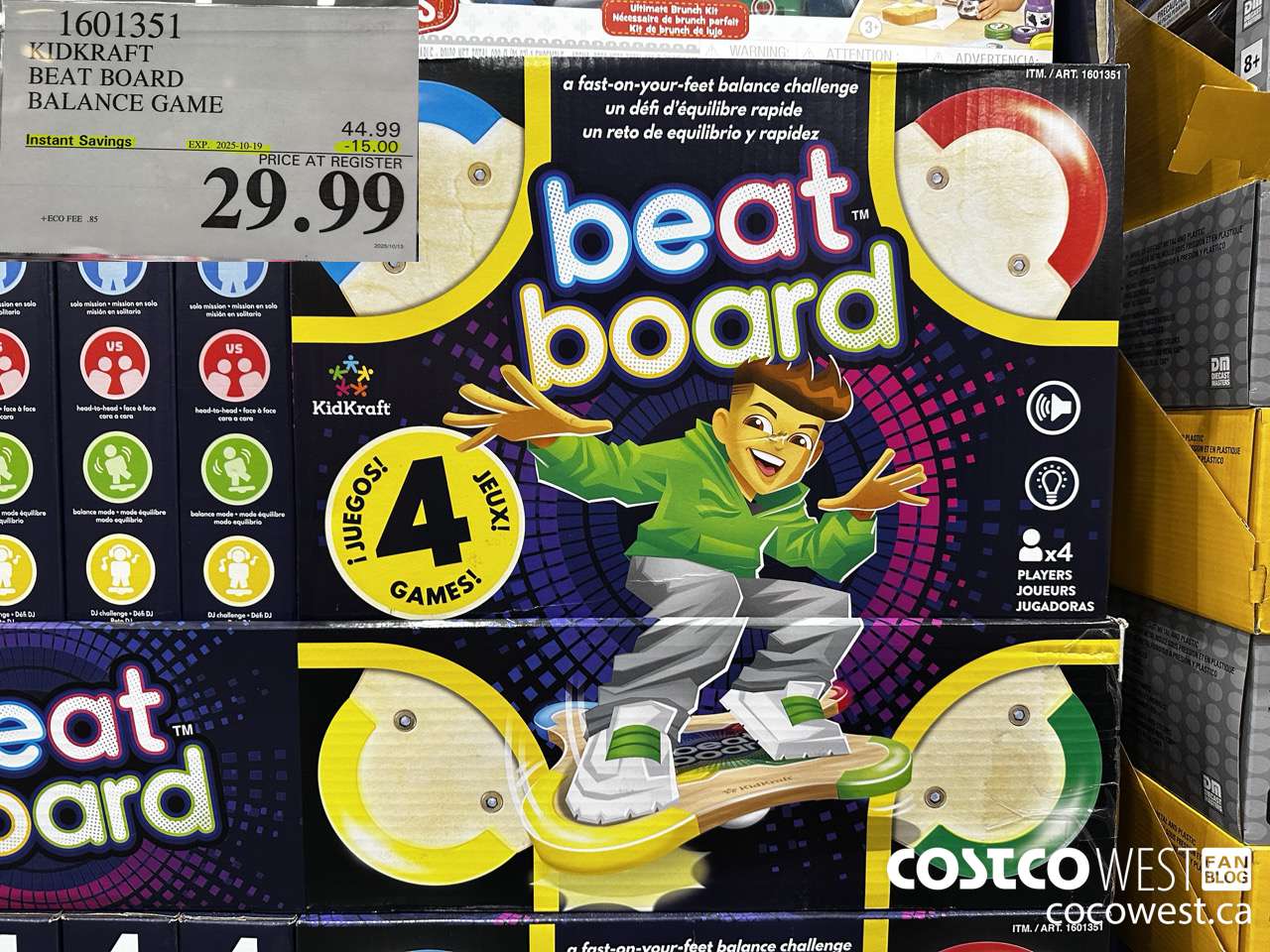 1601351 KIDKRAFT BEAT BOARD BALANCE GAME ($15.00 INSTANT SAVINGS EXPIRES ON 2025-10-19) $29.99