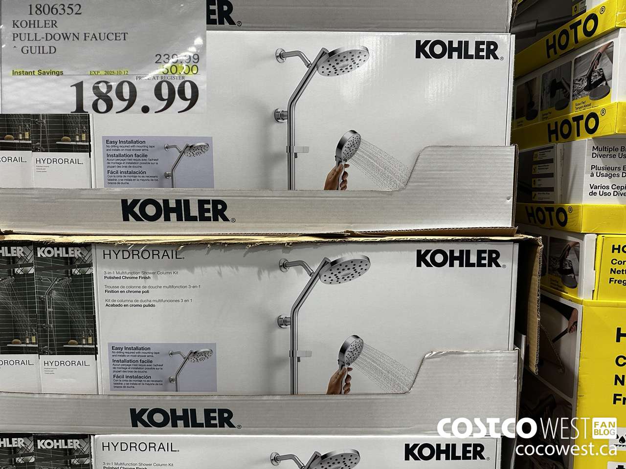 1806352 KOHLER PULL-DOWN FAUCET GUILD ($50.00 INSTANT SAVINGS EXPIRES ON 2025-10-12) $189.99