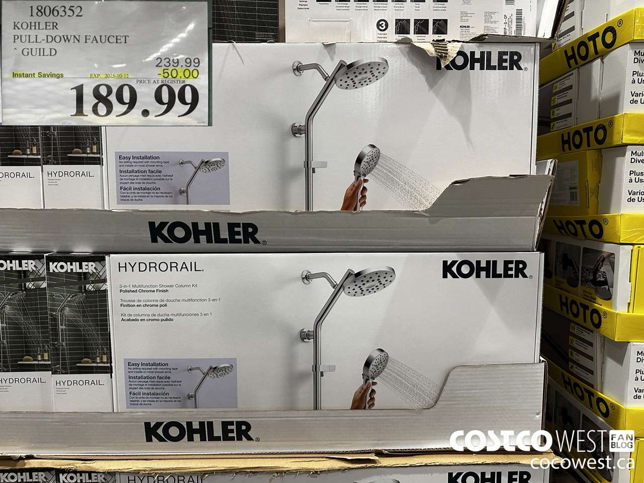 1806352 KOHLER PULL-DOWN FAUCET GUILD ($50.00 INSTANT SAVINGS EXPIRES ON 2025-10-12) $189.99