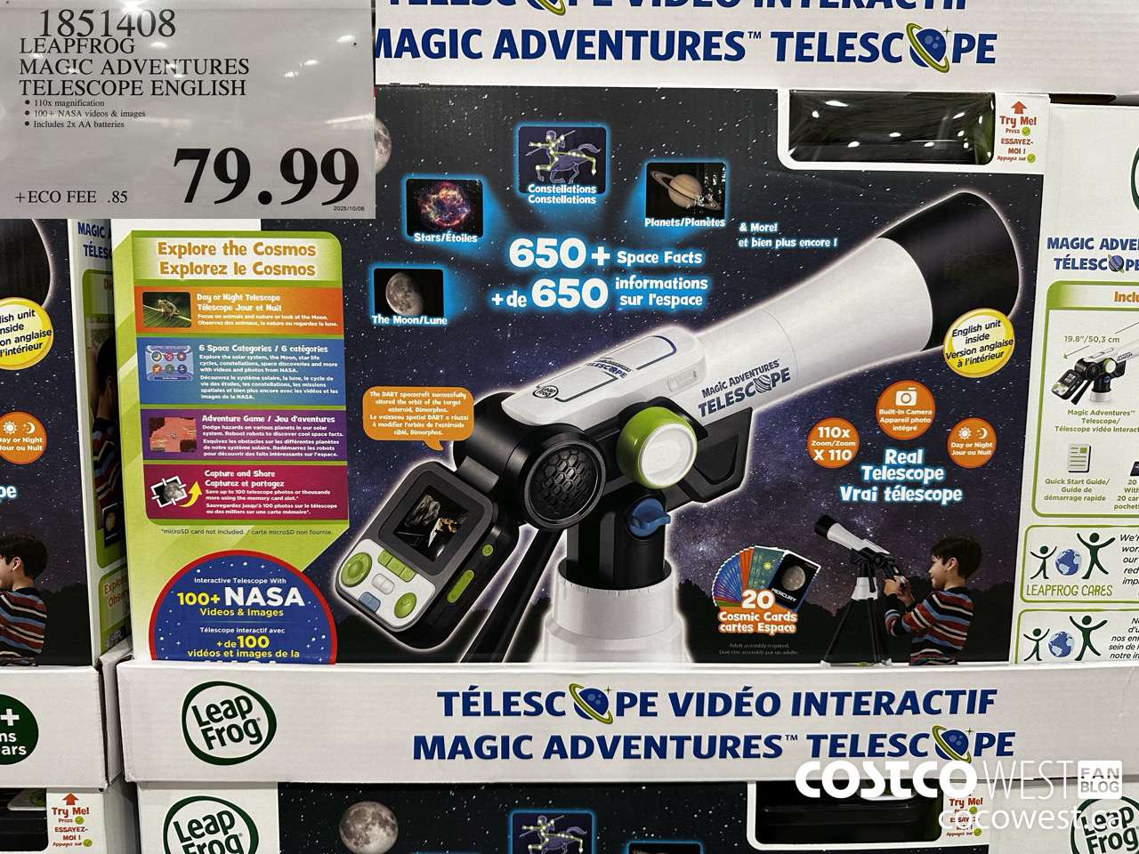 1851408 LEAPFROG MAGIC ADVENTURES TELESCOPE ENGLISH $79.99