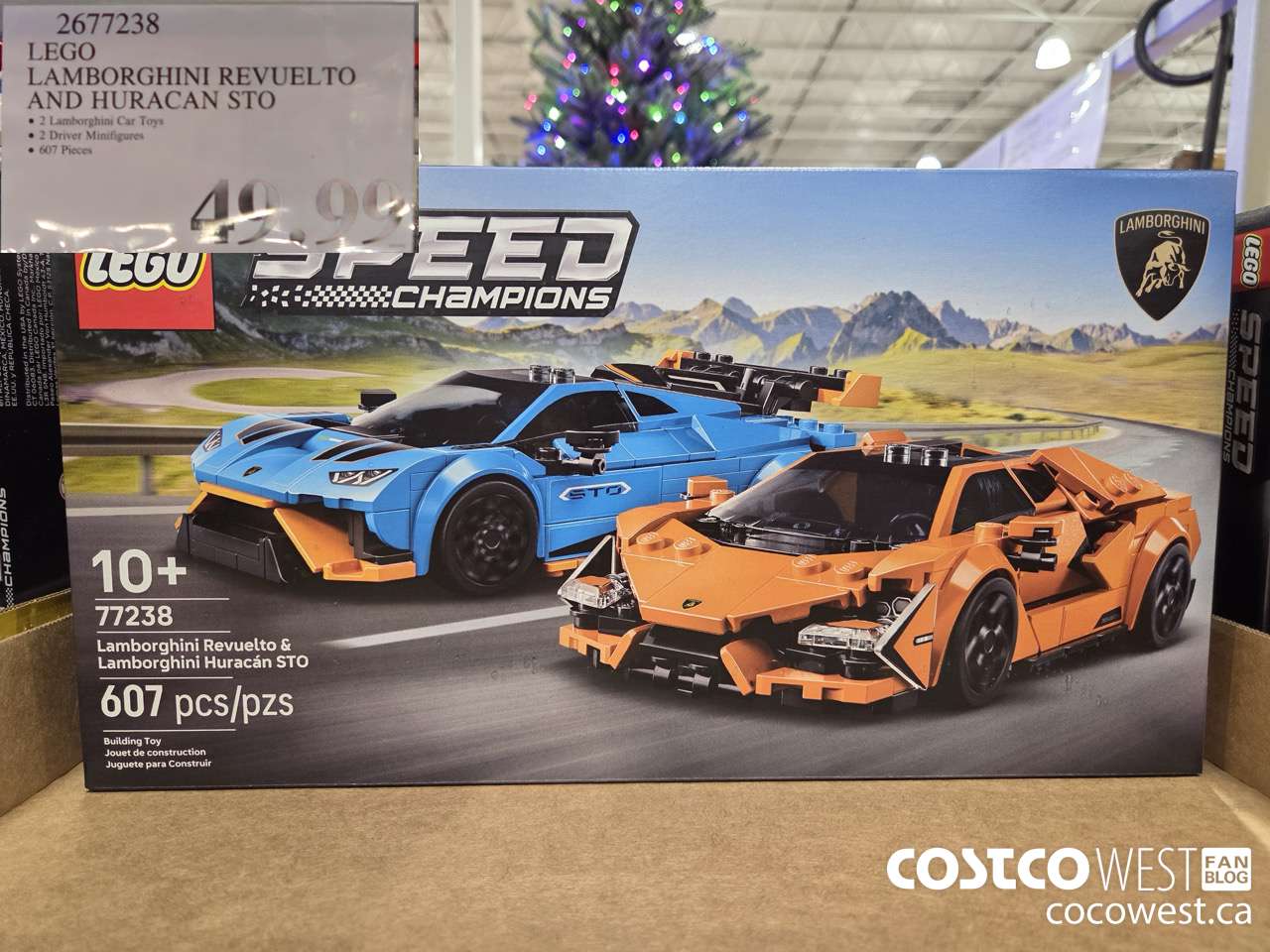 2677238 LEGO LAMBORGHINI REVUELTO AND HURACAN STO $49.99