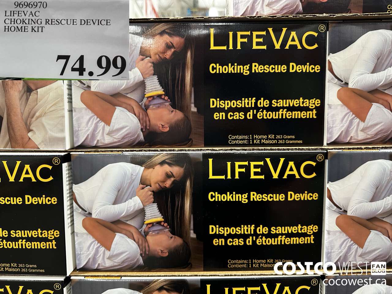 9696970 LIFEVAC CHOKING RESCUE DEVICE HOME KIT $74.99