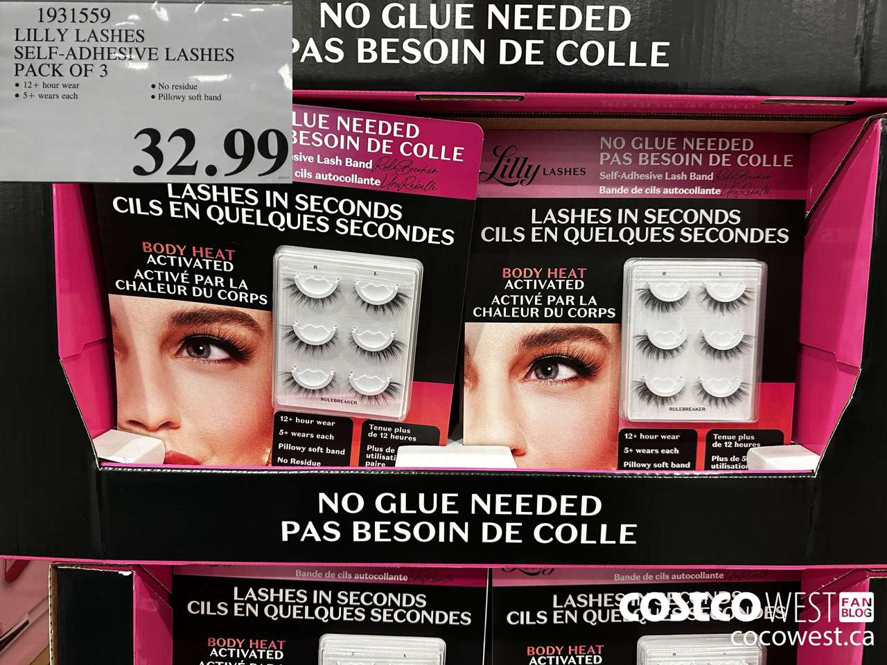 1931559 LILLY LASHES SELF-ADHESIVE LASHES PACK OF 3 $32.99