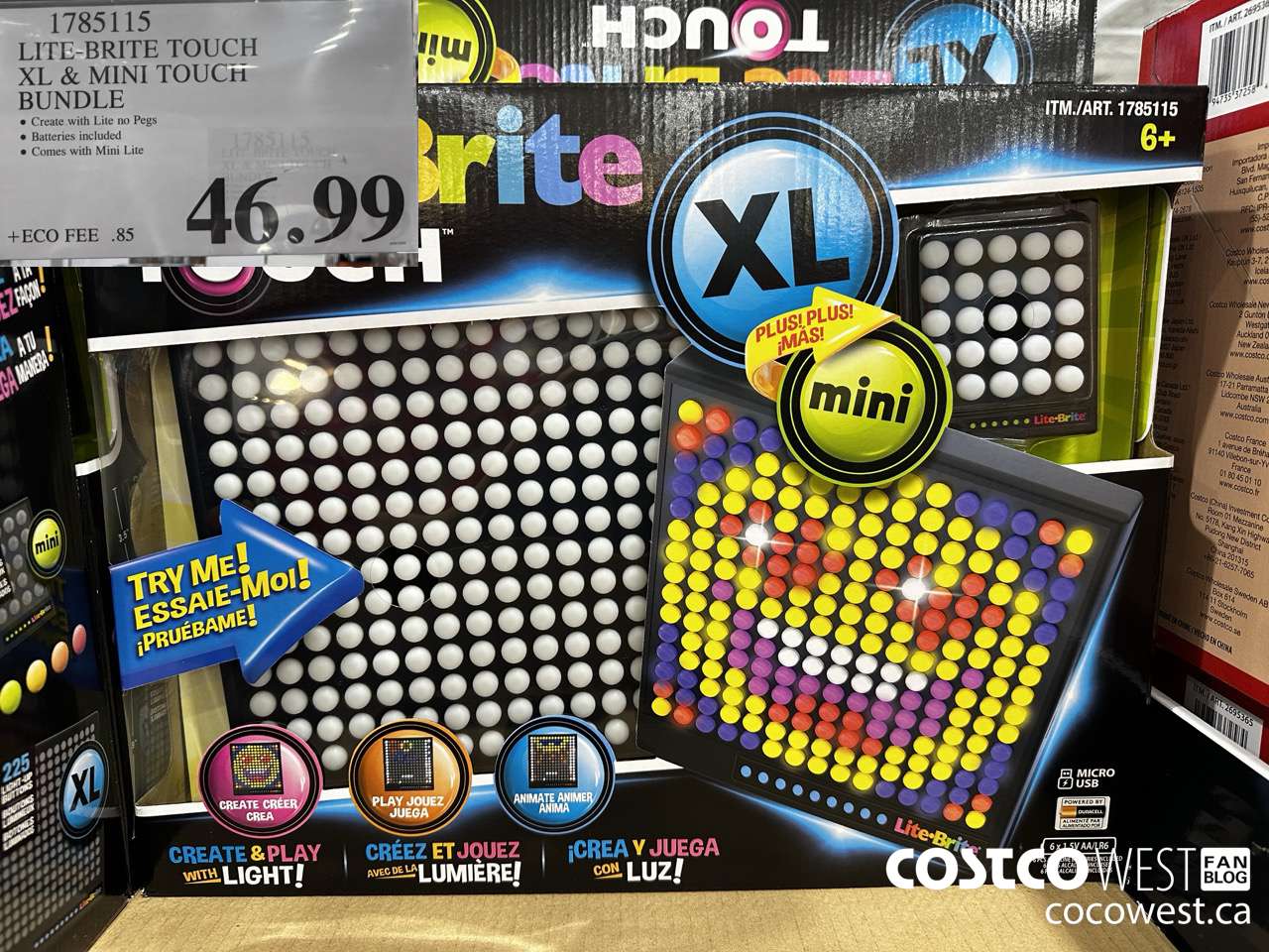 1785115 LITE-BRITE TOUCH XL & MINI TOUCH BUNDLE $46.99