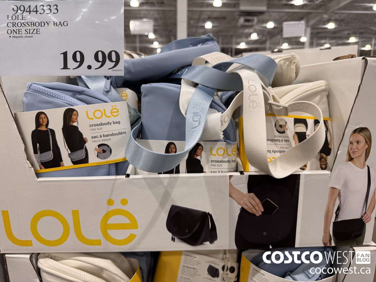 9944333 LOLE CROSSBODY BAG ONE SIZE $19.99