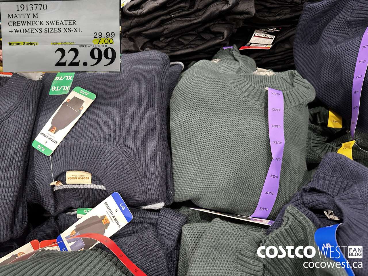 1913770 MATTY M CREWNECK SWEATER WOMENS SIZES XS-XL ($7.00 INSTANT SAVINGS EXPIRES ON 2025-10-26) $22.99
