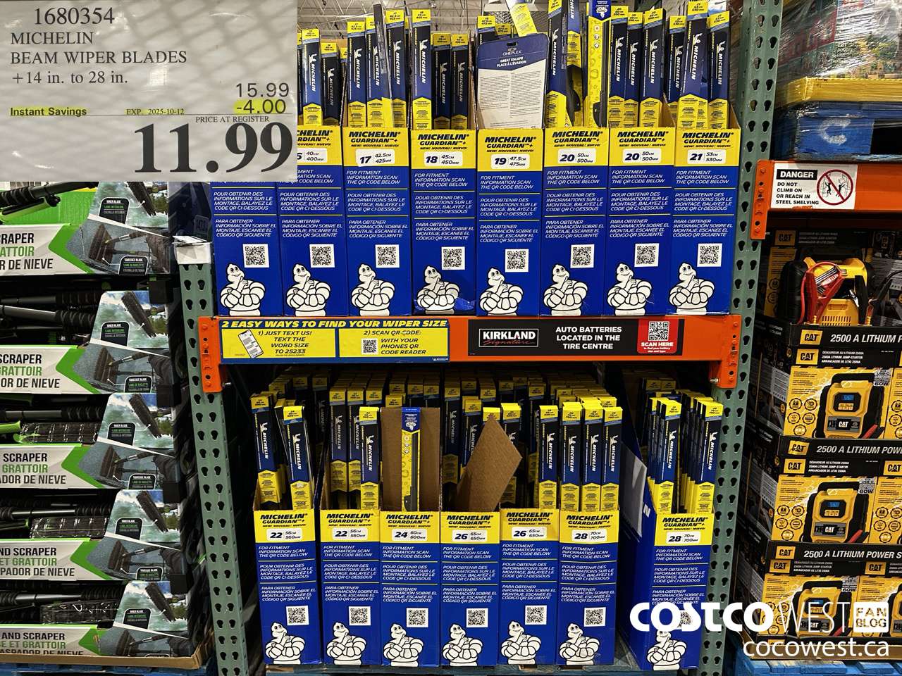 1680354 MICHELIN GUARDIAN + BEAM WIPER BLADES 14