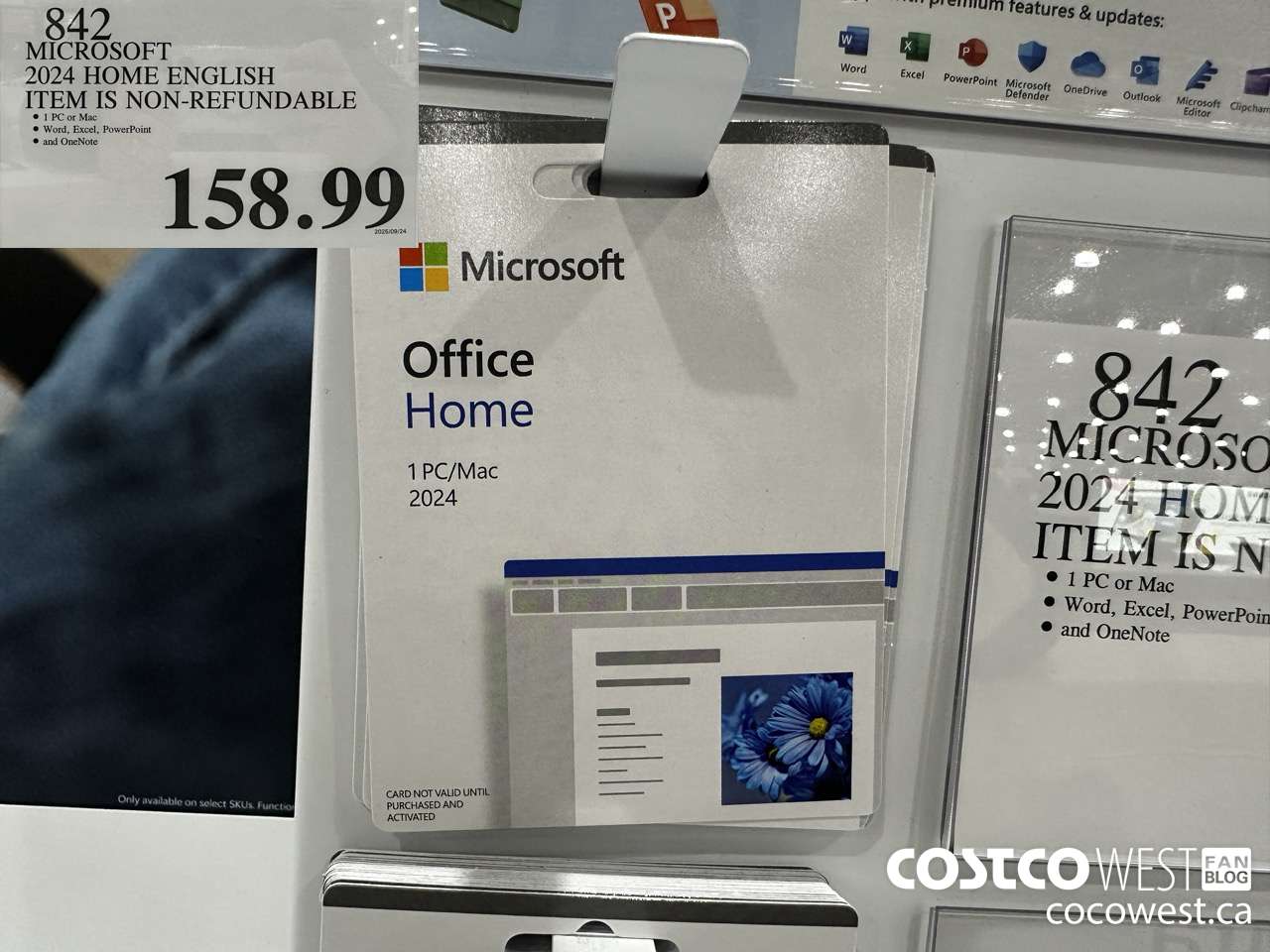 842 MICROSOFT 2024 HOME ENGLISH ITEM IS NON-REFUNDABLE $158.99