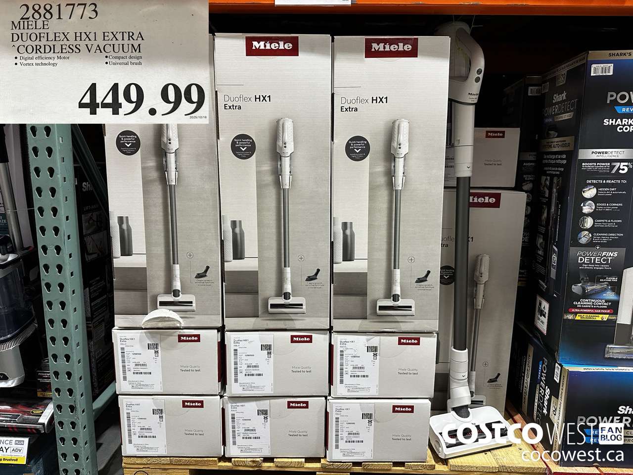 2881773 MIELE DUOFLEX HX1 EXTRA CORDLESS VACUUM $449.99