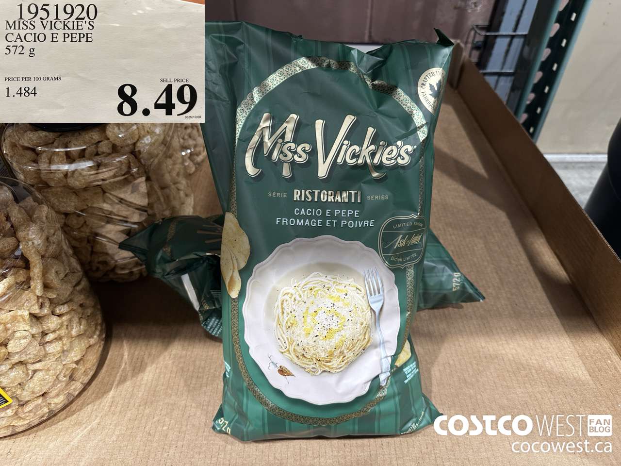 1951920 MISS VICKE'S CACIO E PEPE 572G $8.49