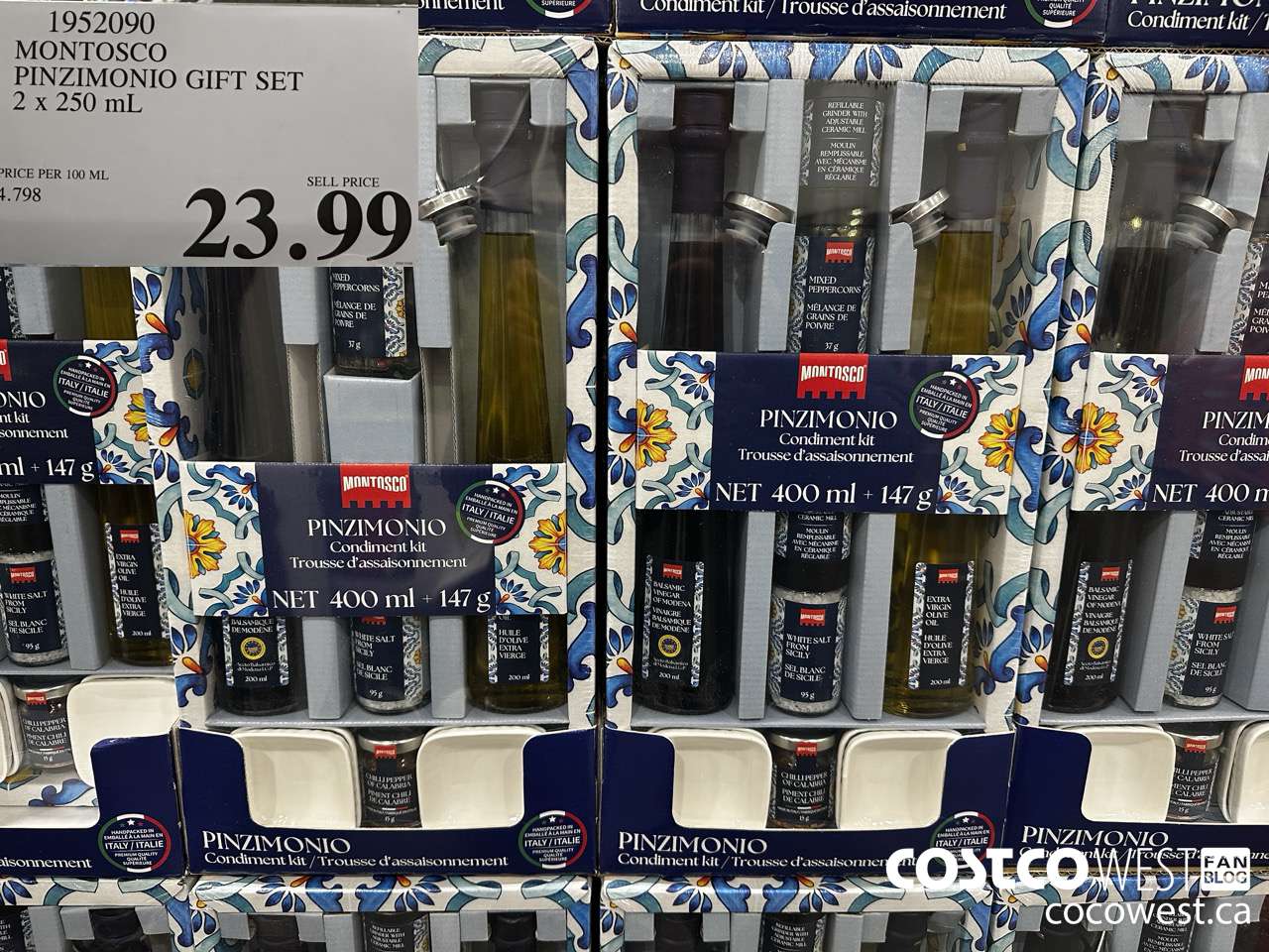 1952090 MONTOSCO PINZIMONIO GIFT SET 2 X 250ML $23.99