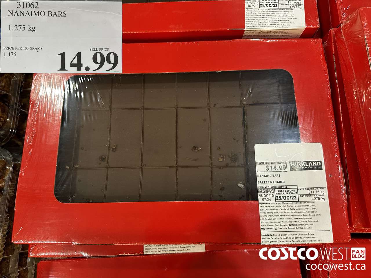 31062 NANAIMO BARS 1.275KG $14.99