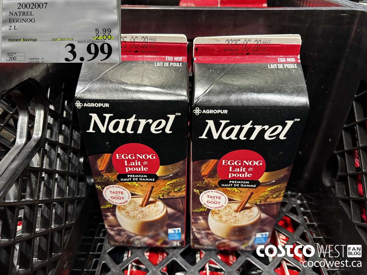 2002007 NATREL EGG NOG 2 L ($2.00 INSTANT SAVINGS EXPIRES ON 2025-10-14) $3.99