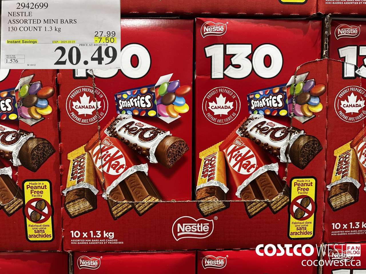 2942699 NESTLE FAVOURITES 130 COUNT ($7.50 INSTANT SAVINGS EXPIRES ON 2025-10-15) $20.49