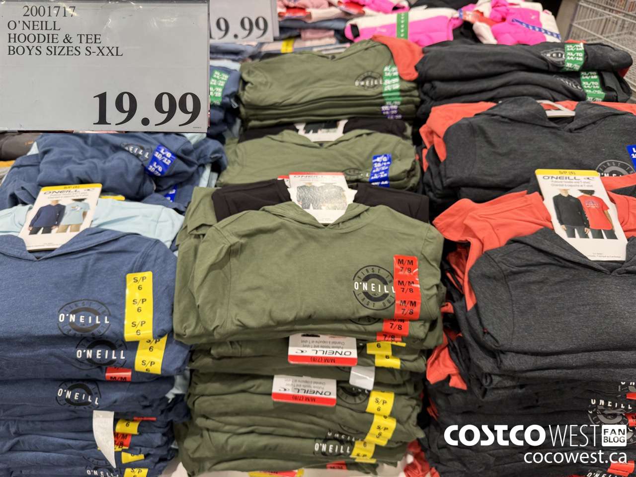 2001717 O'NEILL HOODIE & TEE BOYS SIZES S-XXL $19.99