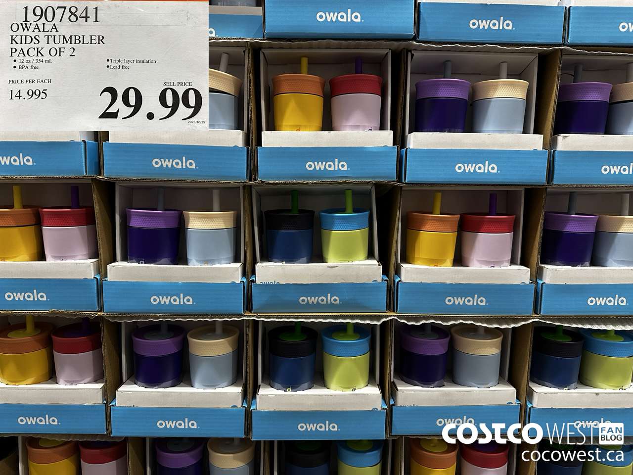 1907841 OWALA KIDS TUMBLER PACK OF 2 $29.99