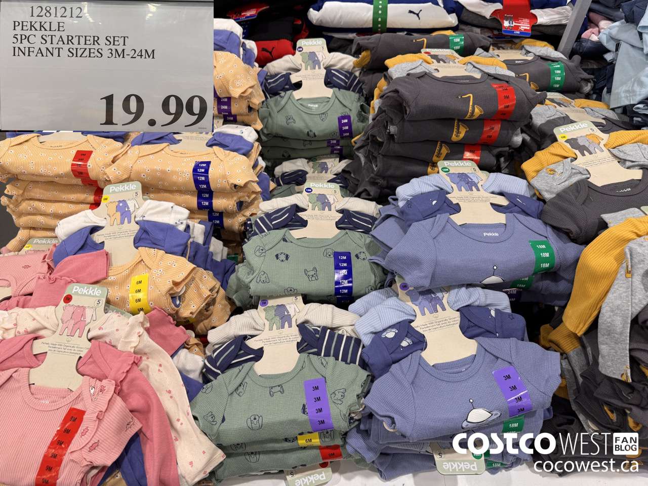 1281212 PEKKLE 5PC STARTER SET INFANT SIZES 3M-24M  $19.99