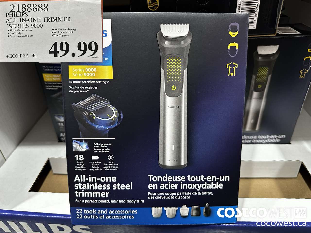 2188888 PHILIPS ALL-IN-ONE TRIMMER SERIES 9000 $49.99