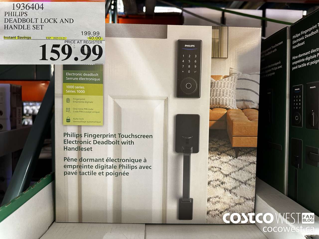 1936404 PHILIPS DEADBOLT LOCK AND HANDLE SET ($40.00 INSTANT SAVINGS EXPIRES ON 2025-11-23) $159.99