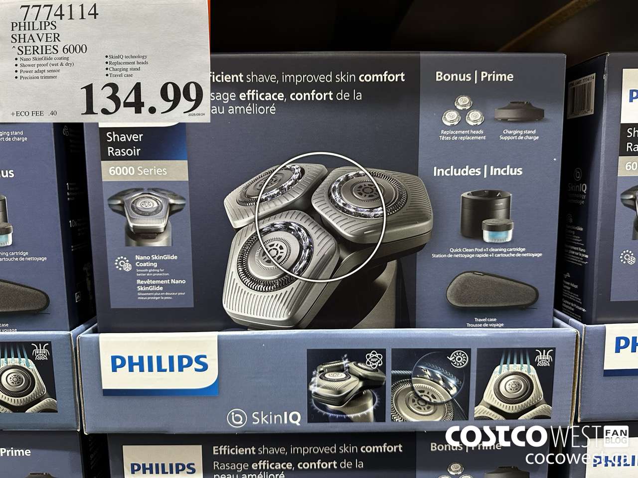 7774114 PHILIPS SHAVER SERIES 6000 $134.99