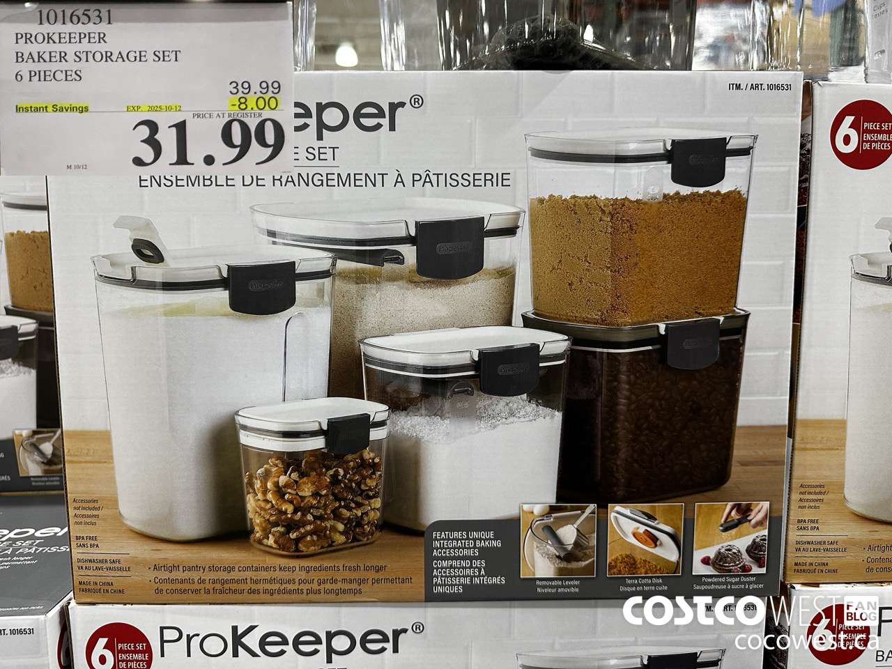1016531 PROKEEPER 6-PIECE BAKERS STORAGE SET ($8.00 INSTANT SAVINGS EXPIRES ON 2025-10-12) $31.99