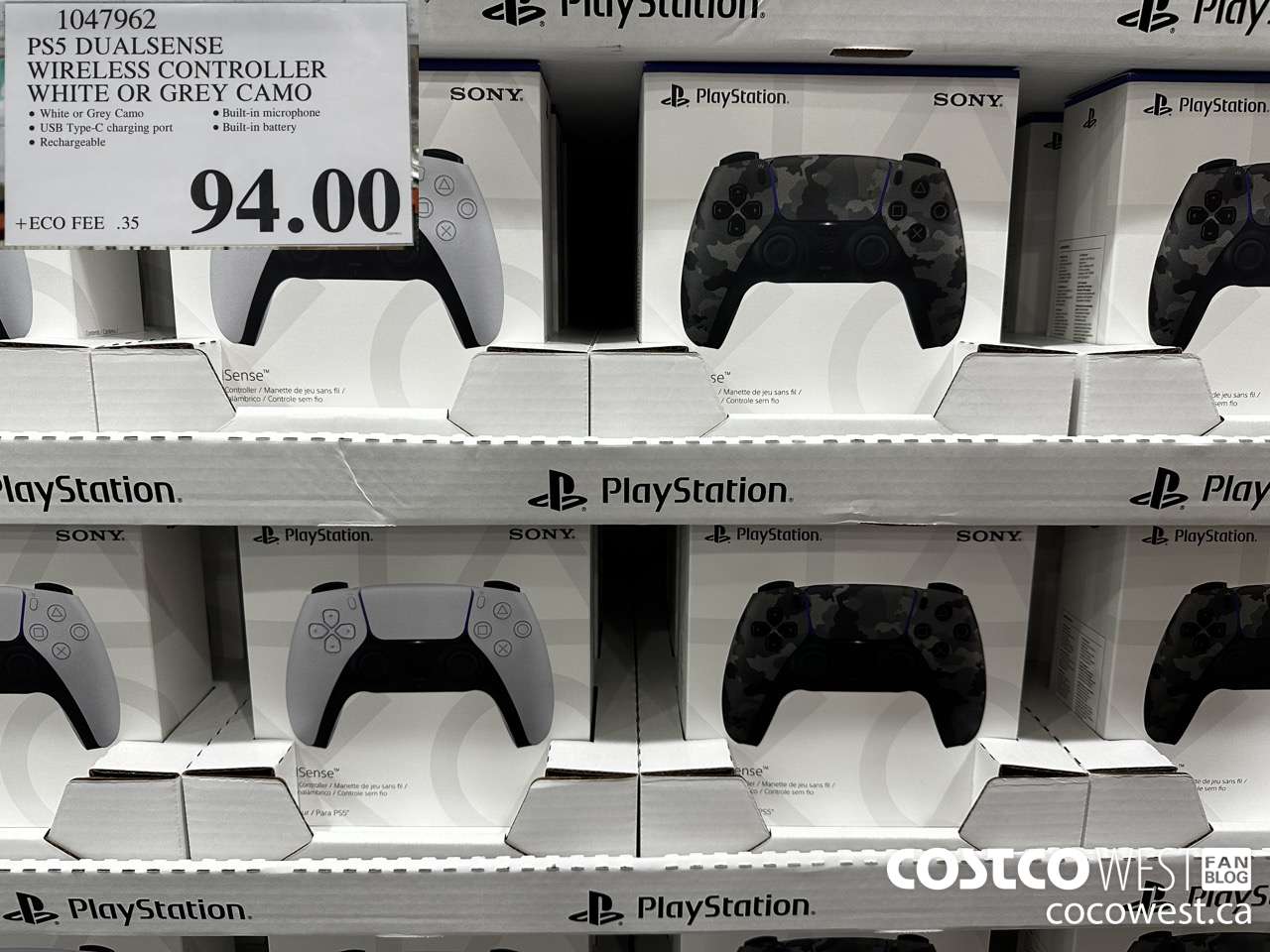 1047962 PS5 DUALSENSE WIRELESS CONTROLLER WHITE OR GREY CAMO $94.00