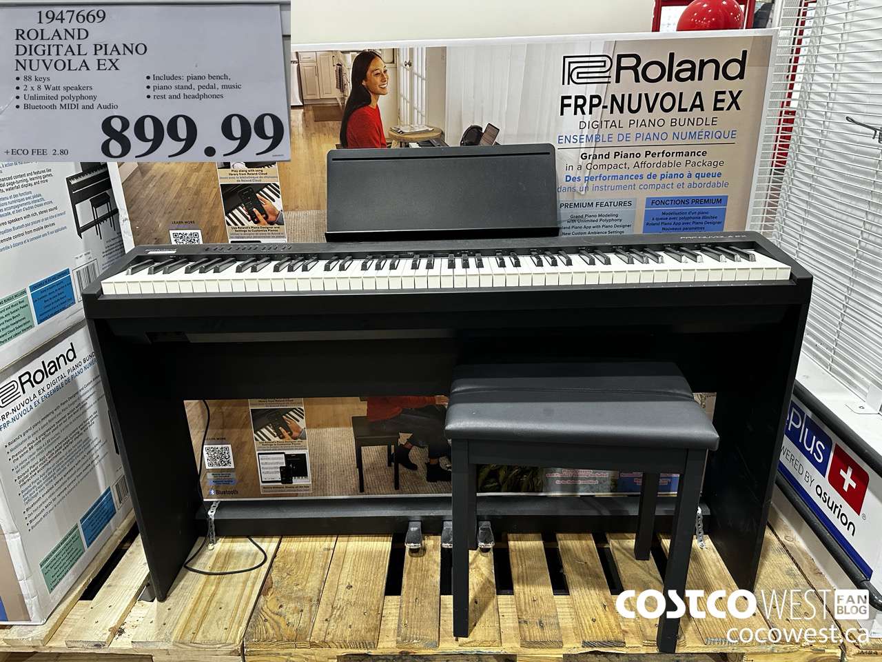 1947669 ROLAND DIGITAL PIANO NUVOLA EX $899.99