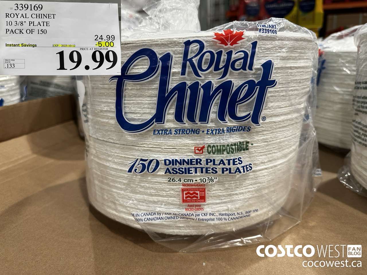 339169 ROYAL CHINET 10 3/8